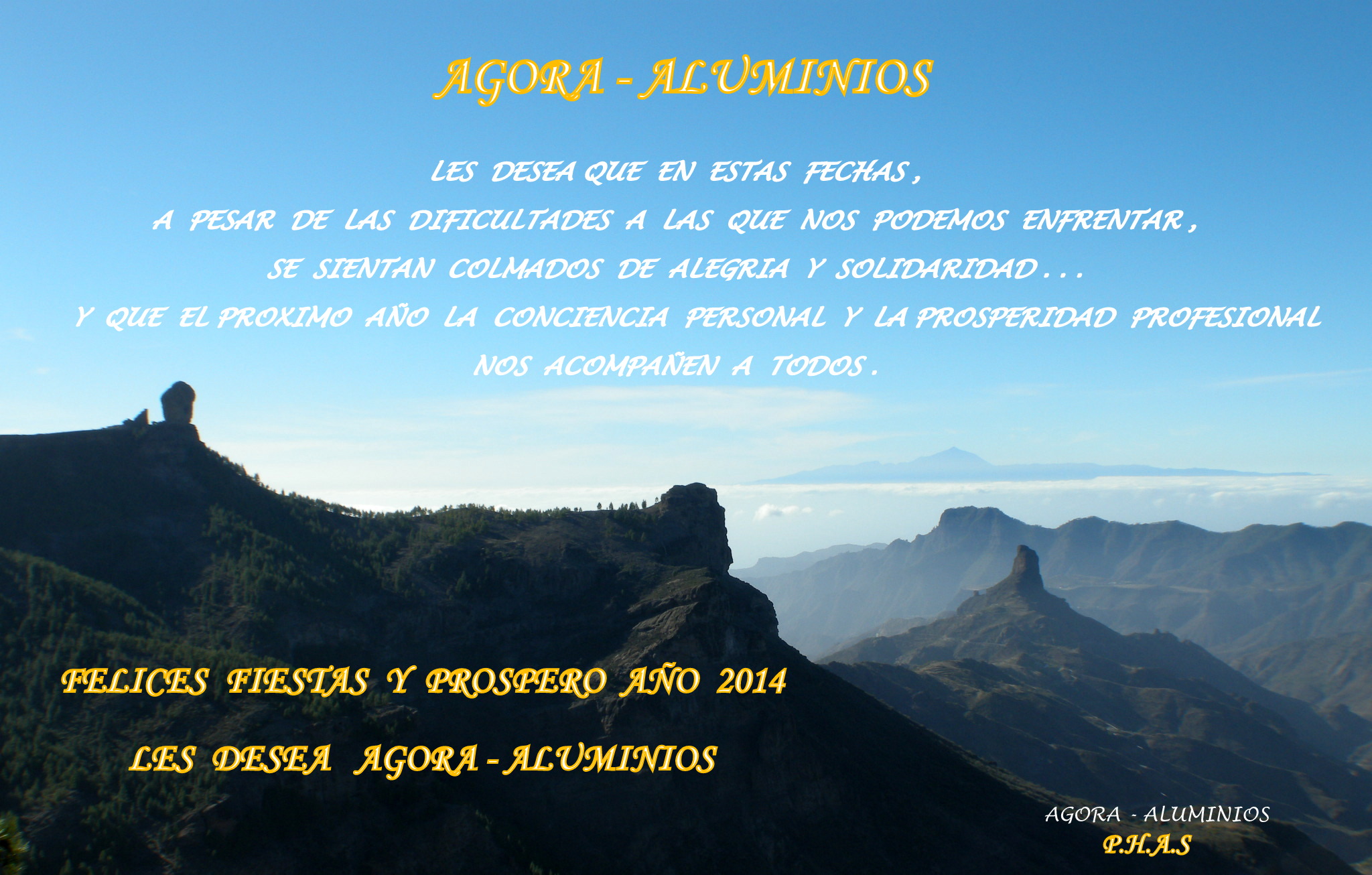 AGORA - ALUMINIOS.COM     2013 . . . 2014